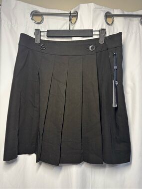 Tommy Hilfiger Black Pleated Mini Skirt
